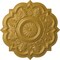 Ekena Millwork Deria Ceiling Medallion (Fits Canopies up to 6"), Hand-Painted Iridescent Gold, 20 1/4"OD x 1 1/2"P CM20DRIGS - alternate 1